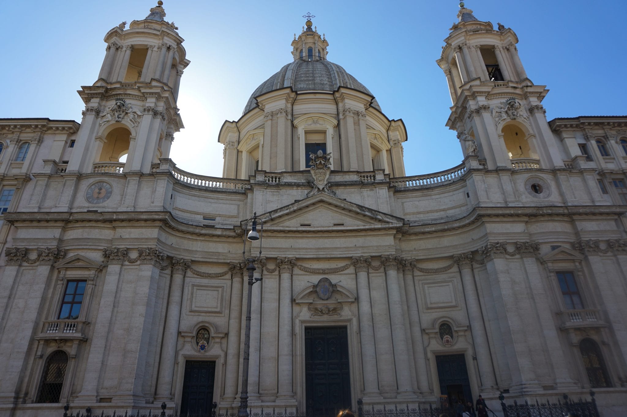 17th century Baroque church- Sant'Agnese in Agone located in Piazza Navonna in Rome Italy- Global Munchkins