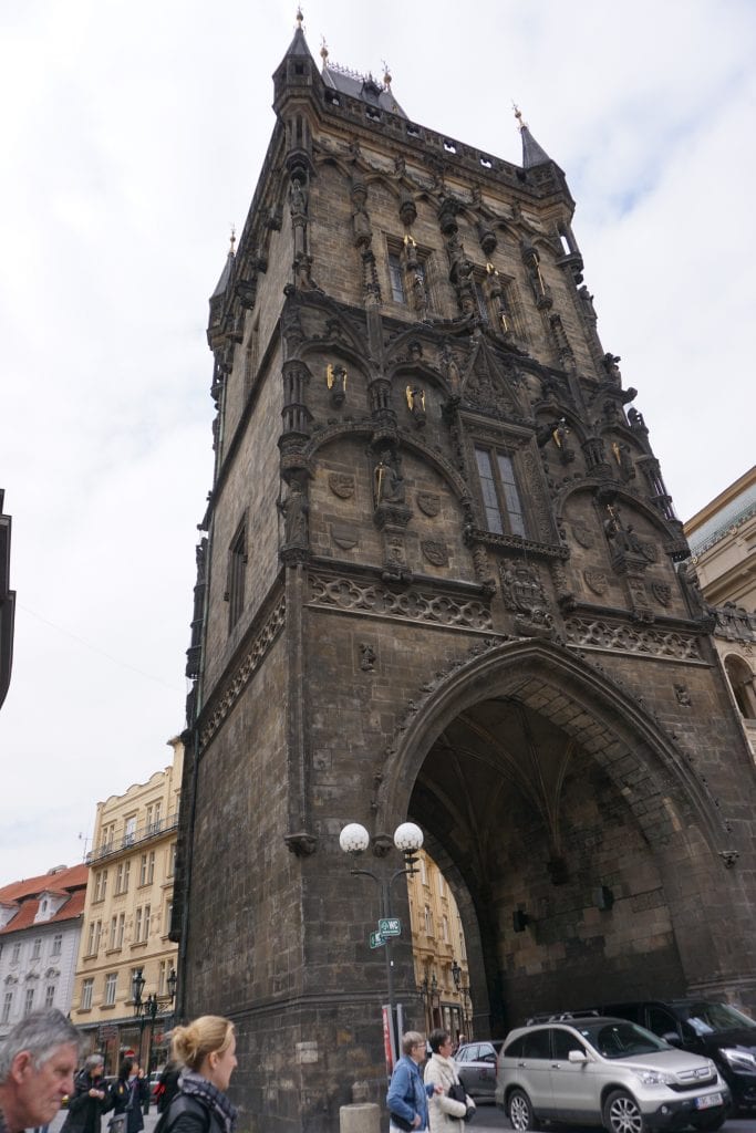 Tower in Prague separating Old and New Town by Global Munchkins