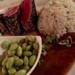 Sesame Crusted Tuna at Stongray Cafe in El Conquistador resort in Puerto Rico