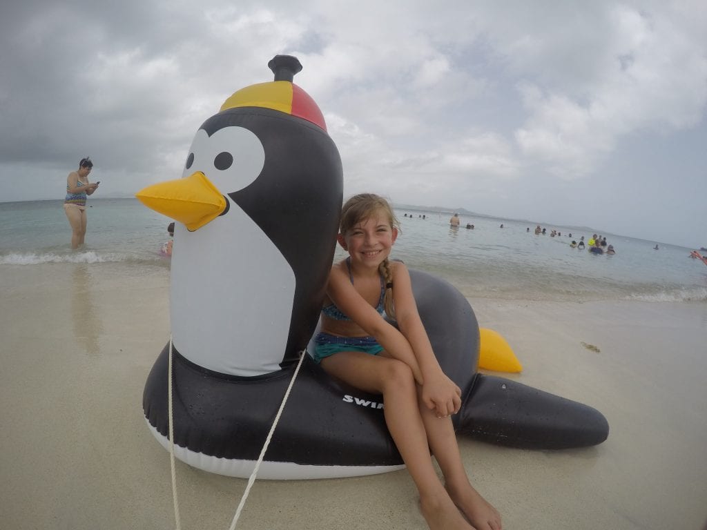 Penguin Float at Palomino Island