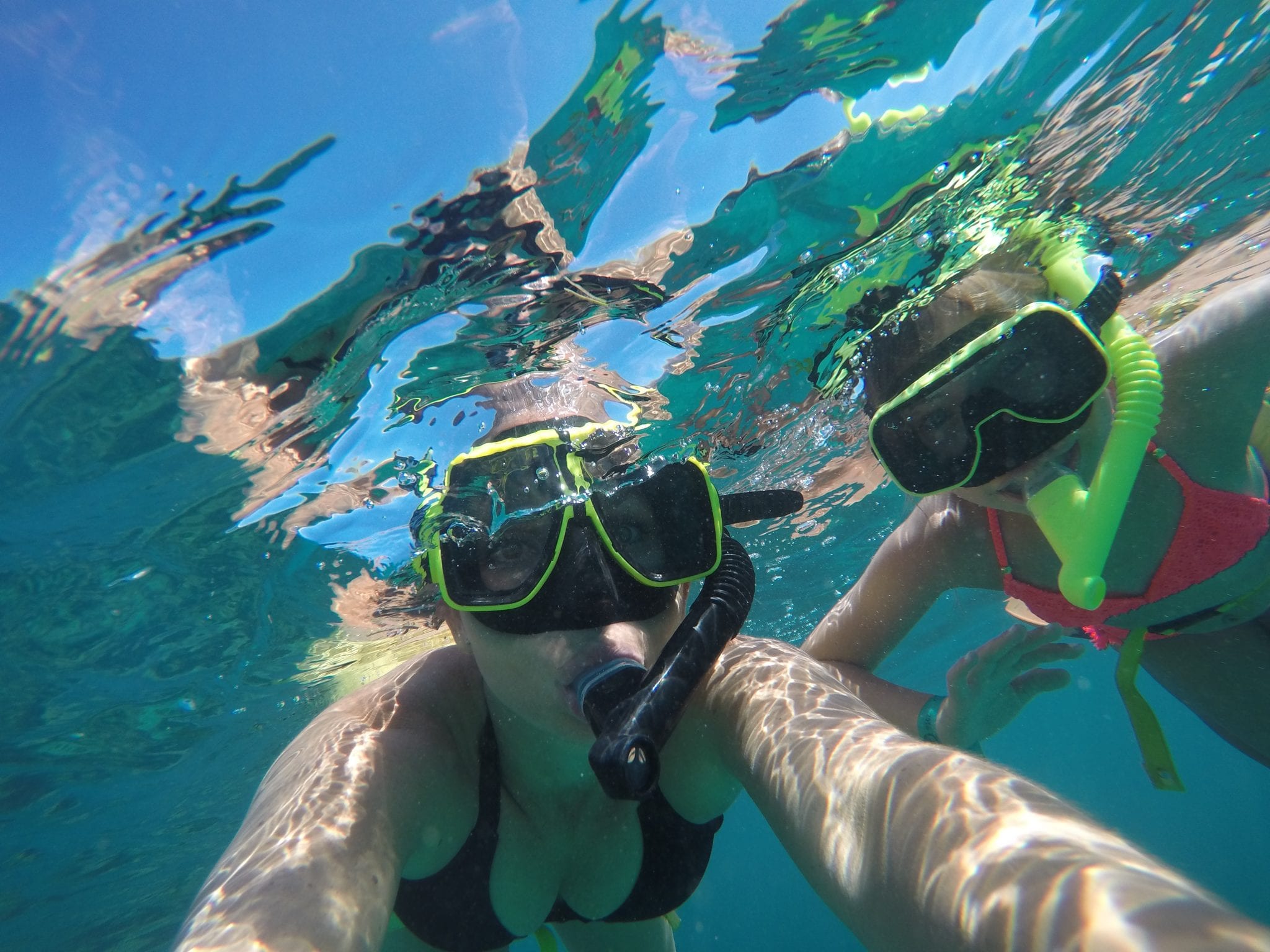 Snorkeling at El Conquistador Resort. in Puerto Rico at Lobo Natural Park