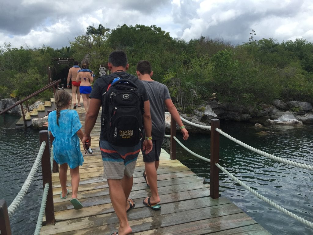 Family fun at Xel-Ha in Cancun Mexico