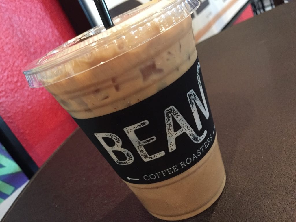 Bean Coffee Roasters Iced Latte in Temecula | Global Munchkins