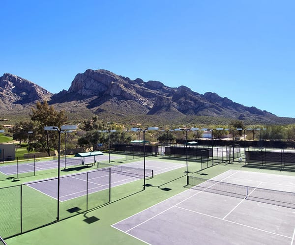 Tennis Court at Hilton El Conquistador in Tucson