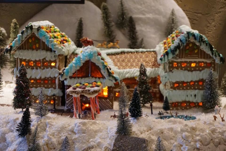 The culinary team teaches gingerbread workshops during the holidays at Tenaya Lodge.