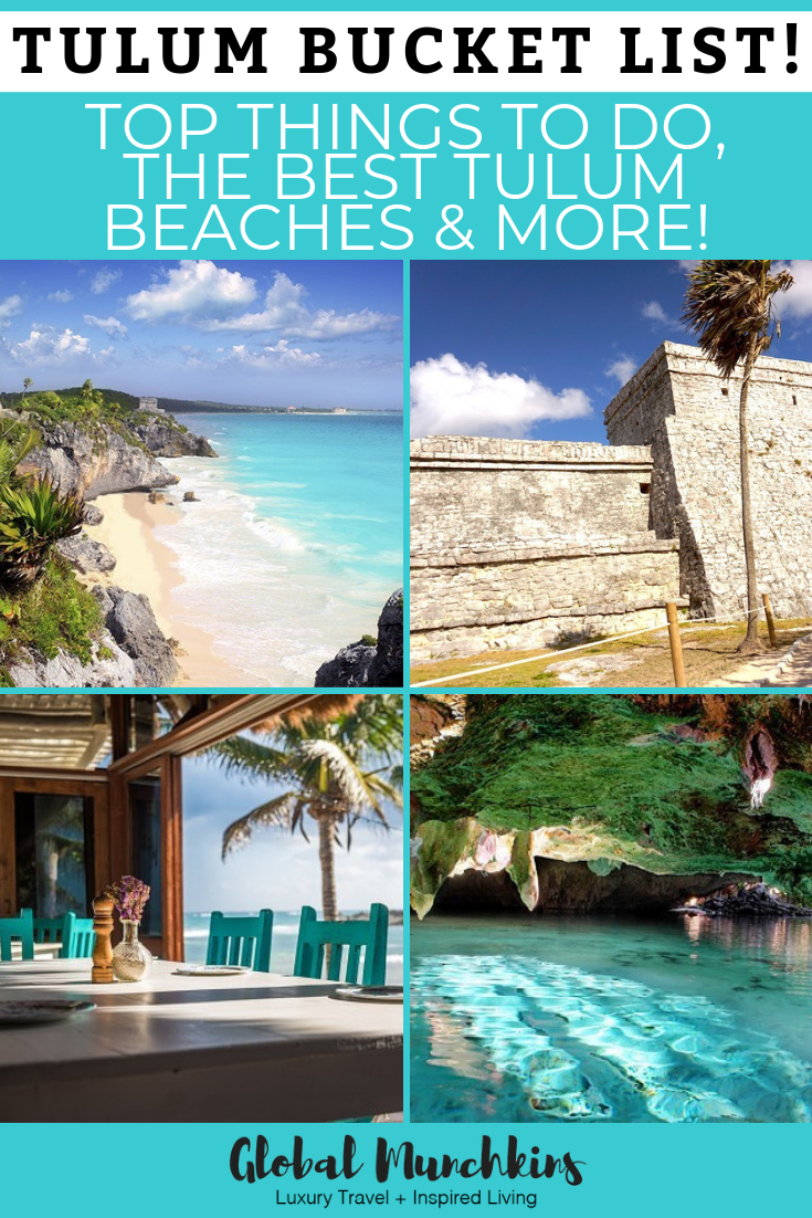 Is it your first time to travel to Tulum? Check out our Tulum bucket list so you can know what are the top things to do, the best beaches, popular restaurants and spas! #tulum #travel #spas #restaurants #spas #bucketlist #wanderlust #traveltips