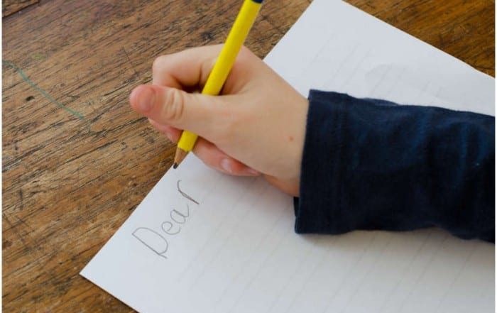 how to write a letter for kids