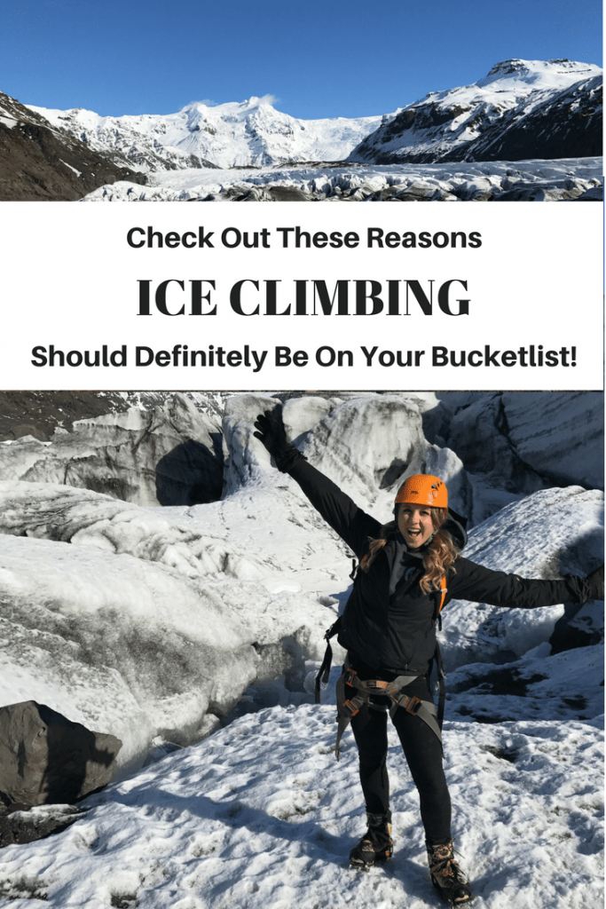 Ice Climbing with Icelandic Mountain Guides in Iceland.