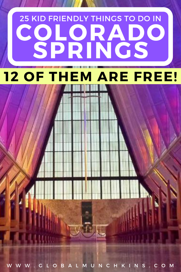 Here are 25 awesome things to do in Colorado Springs for kids.Do you want to know the best part? 12 of them are FREE things to do in Colorado Springs! Woo Hoo! #colorado #coloradosprings #traveltips #travel #familytravel #free #adventure #wanderlust