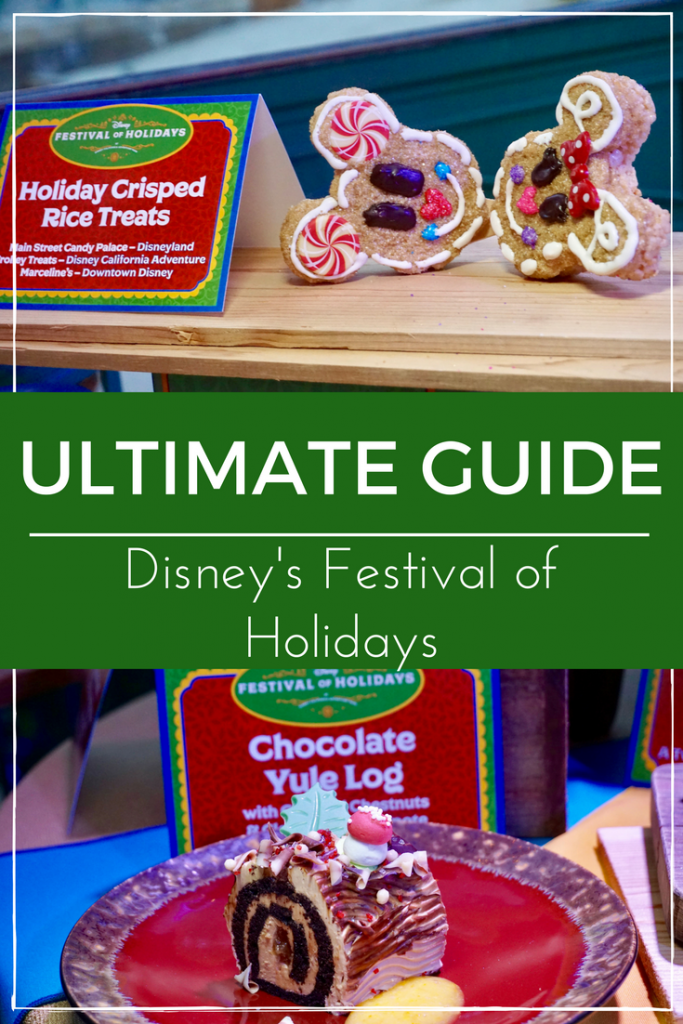 Check out everything you need to know about Disney's Festival of Holidays happening at the California Adventure Park through the holiday season. Full Marketplace Menu included. See post for details.