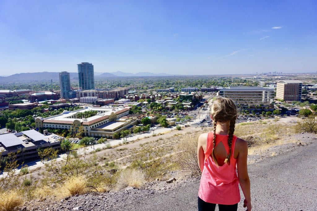 Hike A Mountain in Tempe with kids