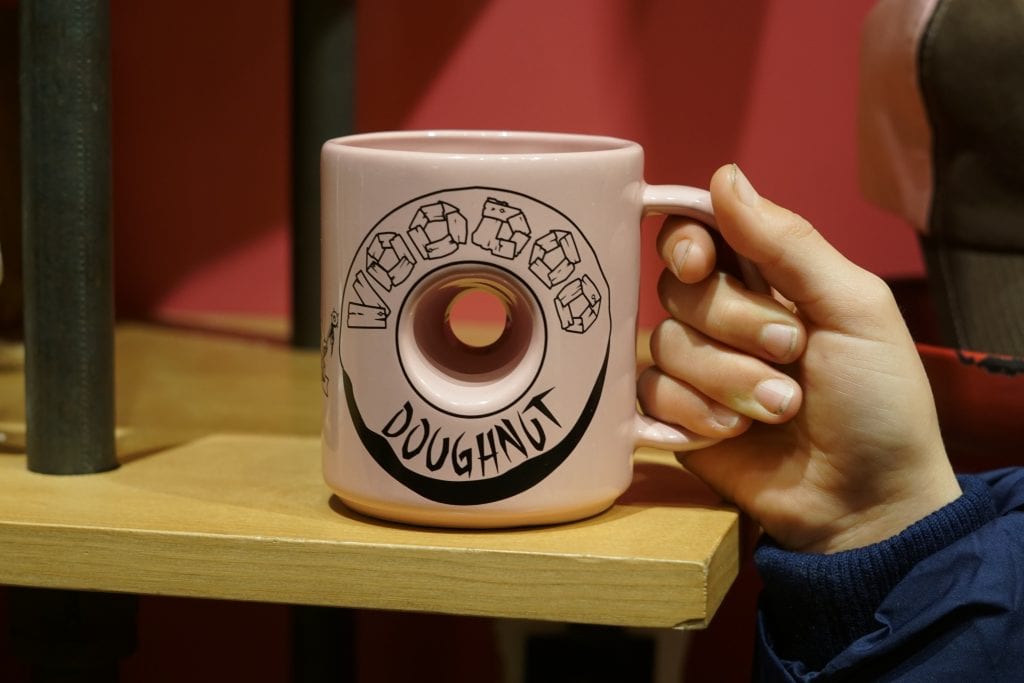 voodoo donuts city walk coffee mug