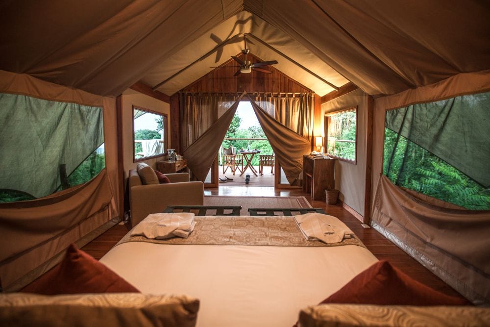 Luxury Resorts for Families- Galapagos Safari Camp luxury tent