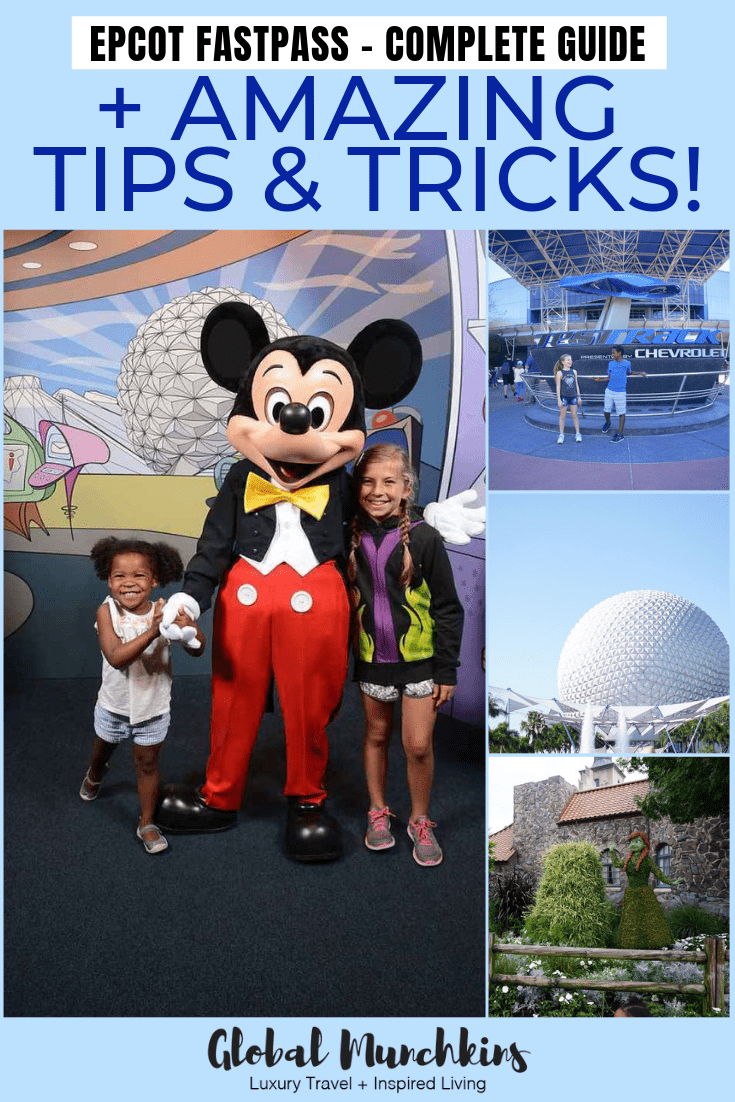 We have compiled a complete Epcot Fastpass breakdown so you can have the most possible fun in the park. We break down which rides accept Fastpass, which ones to book and which ones to skip because there won’t be much of a line anyways. So, let’s get this party started! #epcot #disney #fastpass #traveltips #vacation #ultimateguide #park