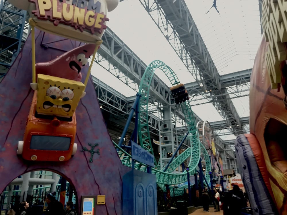 things to do at mall of america - nickelodeon universe