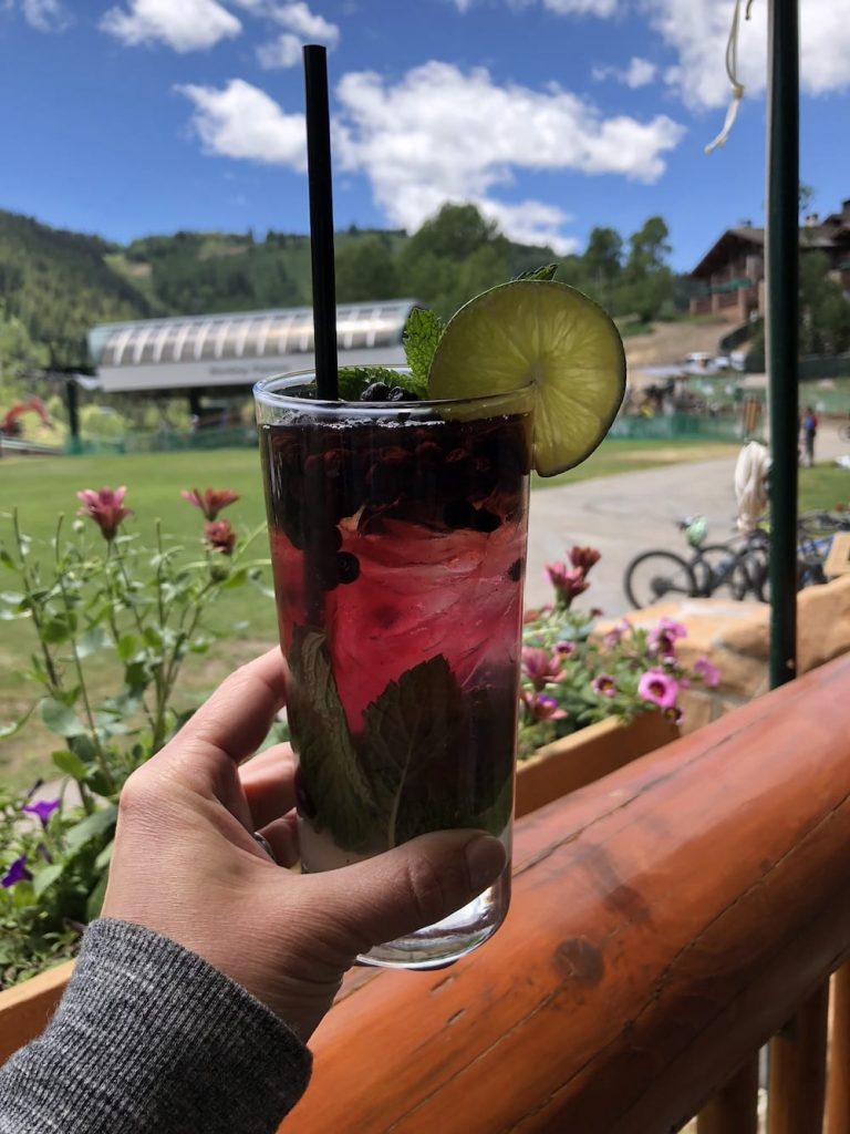 Blueberry Mojito - Royal Street Cafe