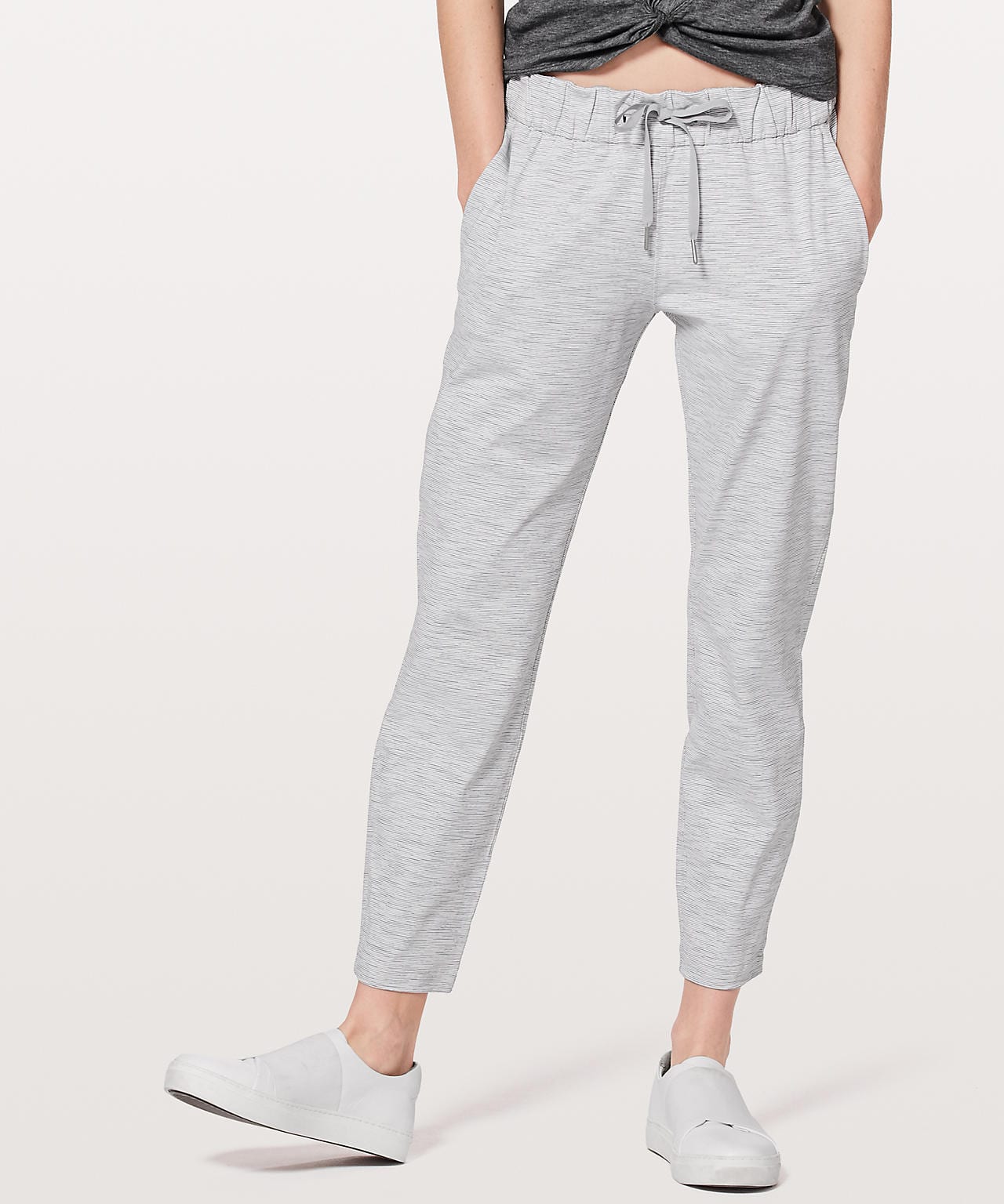 Athleta Stripe Bali Linen Trouser