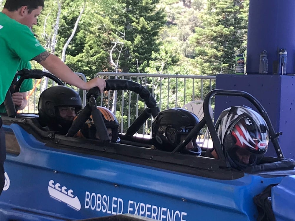 De zomer in Park City is een van de spannendste dingen om te doen; maak een ritje op een bobslee