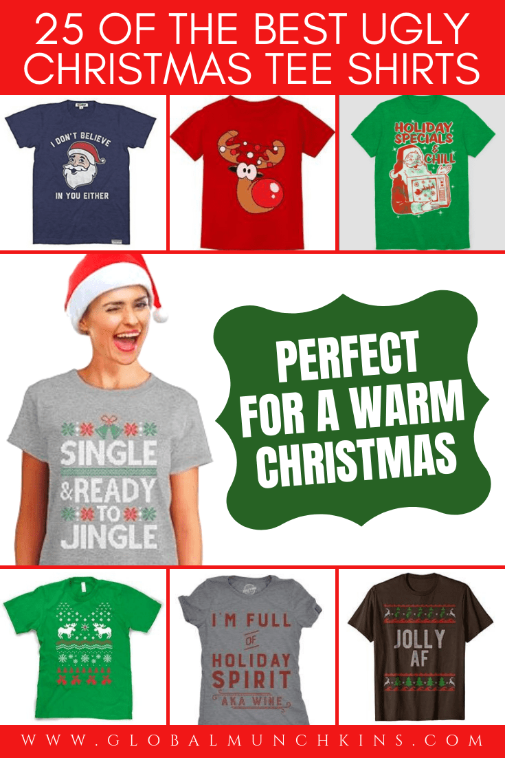 cheap ugly christmas t shirts