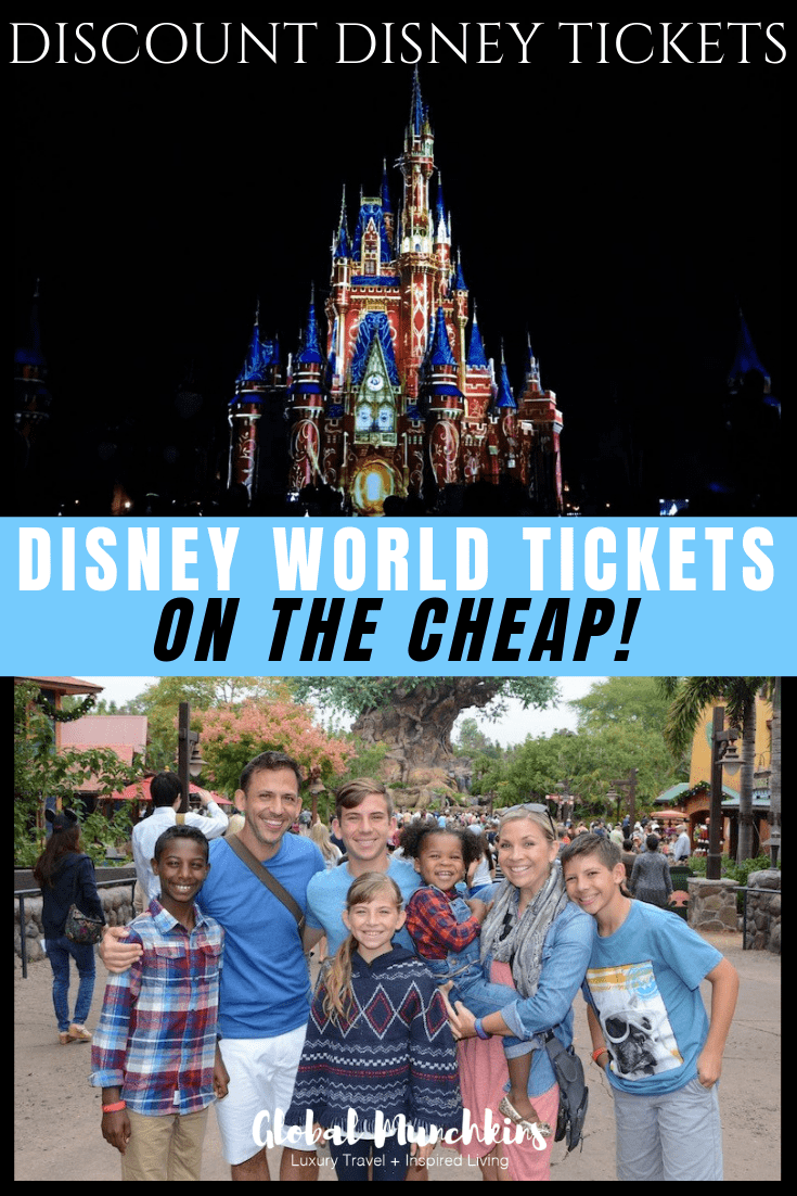 One of the ways we save money on Disney World Tickets is by getting Discount Disney Tickets. Now, these are not the kind where you end up in a 90-minute timeshare presentation to save some dough. These are super easy ways to save a little extra cash on your Disney World Vacation! Check them out! #disney #discount #savebig #savings #traveltips #disneytips #familyvacation #adventure #familybonding #disneyworld