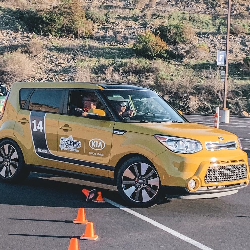 Teen Driving School - On the course