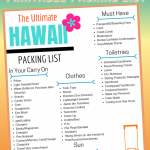 Ultimate Packing List for Hawaii + [ Free Printable List ]