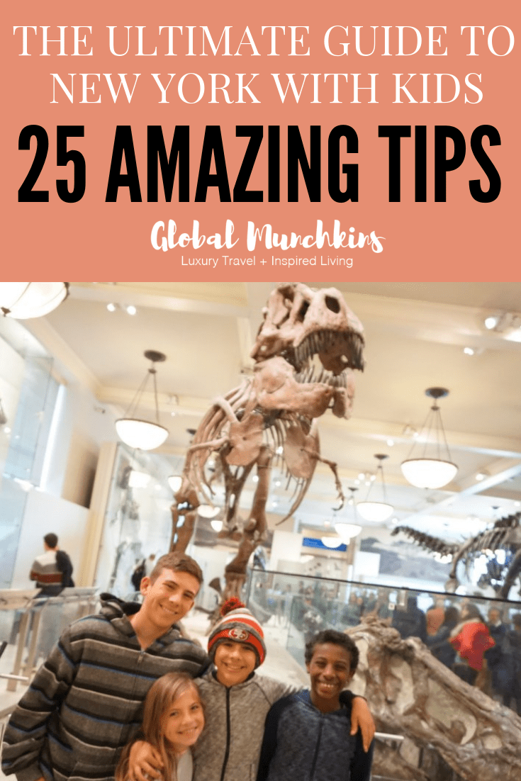 Read on to plan your trip to New York with kids today using our Ultimate Guide to New York with Kids. #travelwithkids #traveltips #newyork #newyorktravel #travel #familybonding