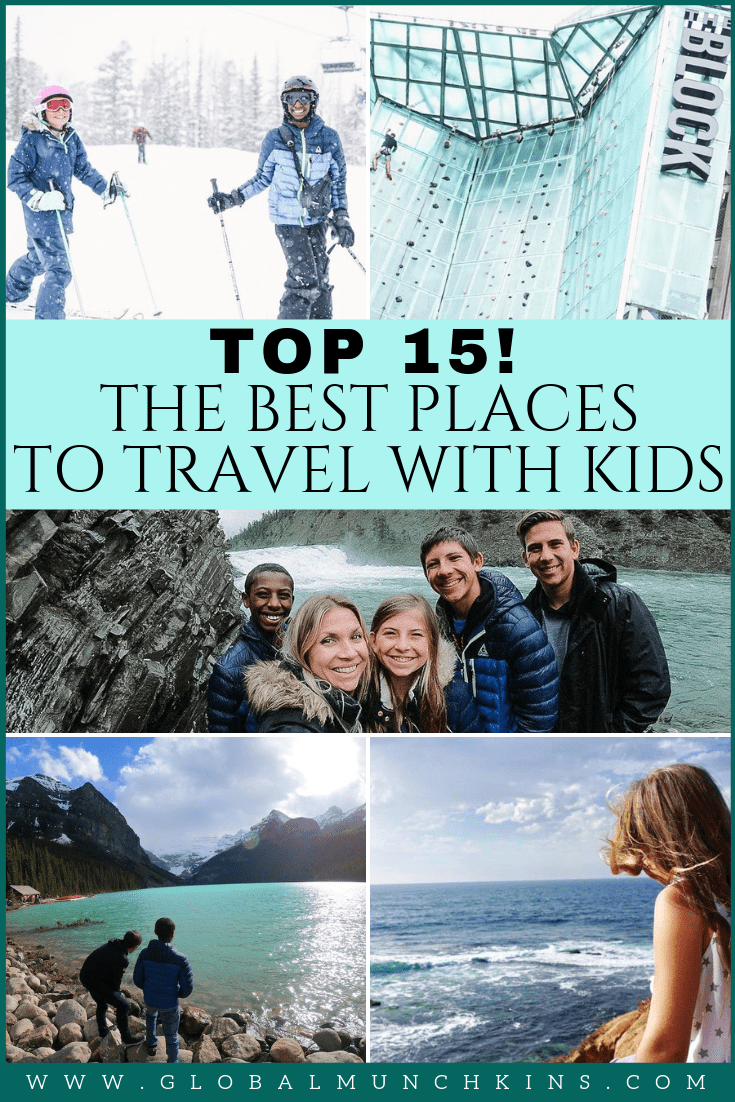 Finding the perfect place to spend your family vacation can be a daunting task. So, when I come across kid-friendly destinations that I think are incredible finds I get super excited to share them. Here are the following 15 Best Places to Travel with Kids. Get ready to take notes, these places are an absolutely amazing adventure with kids. #familyvacation #vacation #adventure #traveltips #travel #travelwithkids #wanderlust #traveldestinations