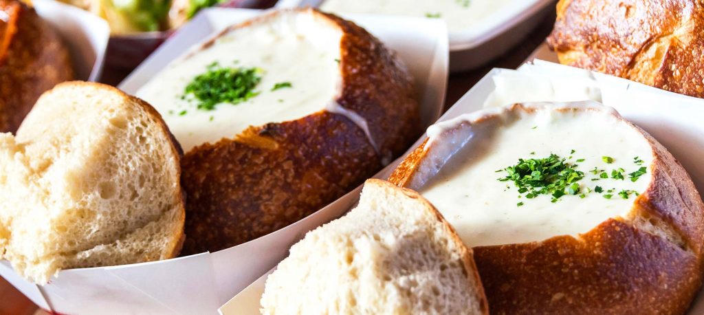 eat clam chowder in carmel ca