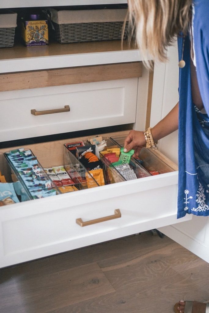 Kitchen organization, white kitchen, custom kitchen, custom cabinetry, pantry organization 