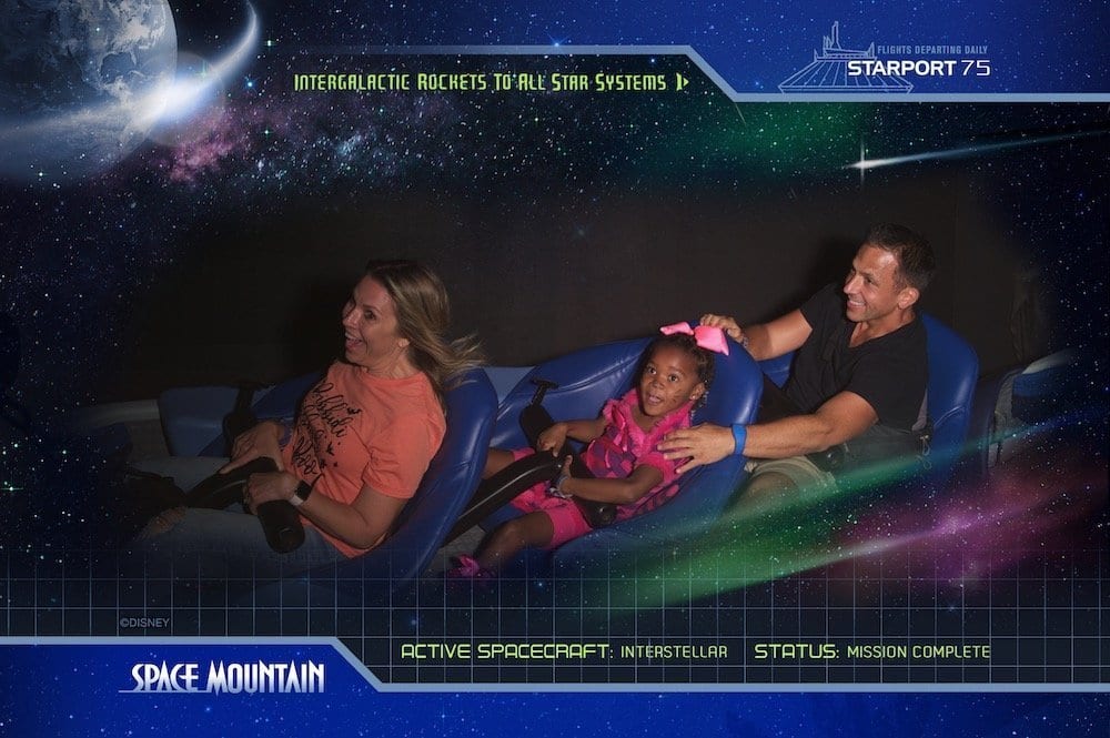 Space Mountain in the Dark