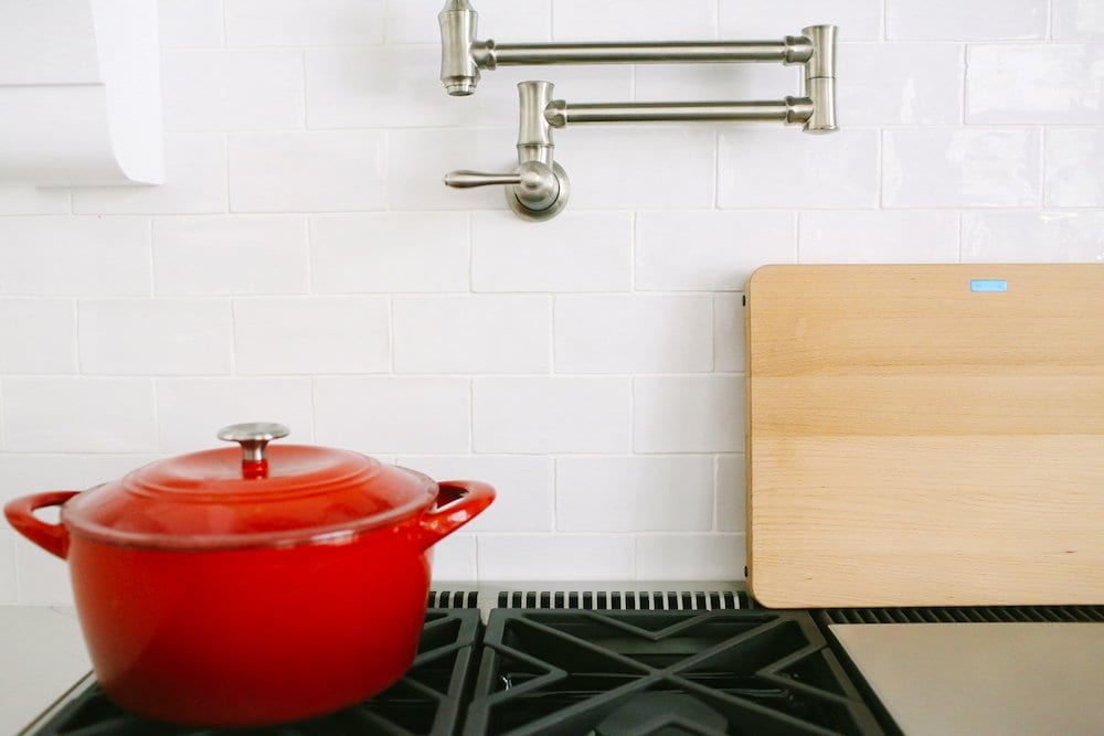 Gorgeous tile backsplash from Jeffrey Court