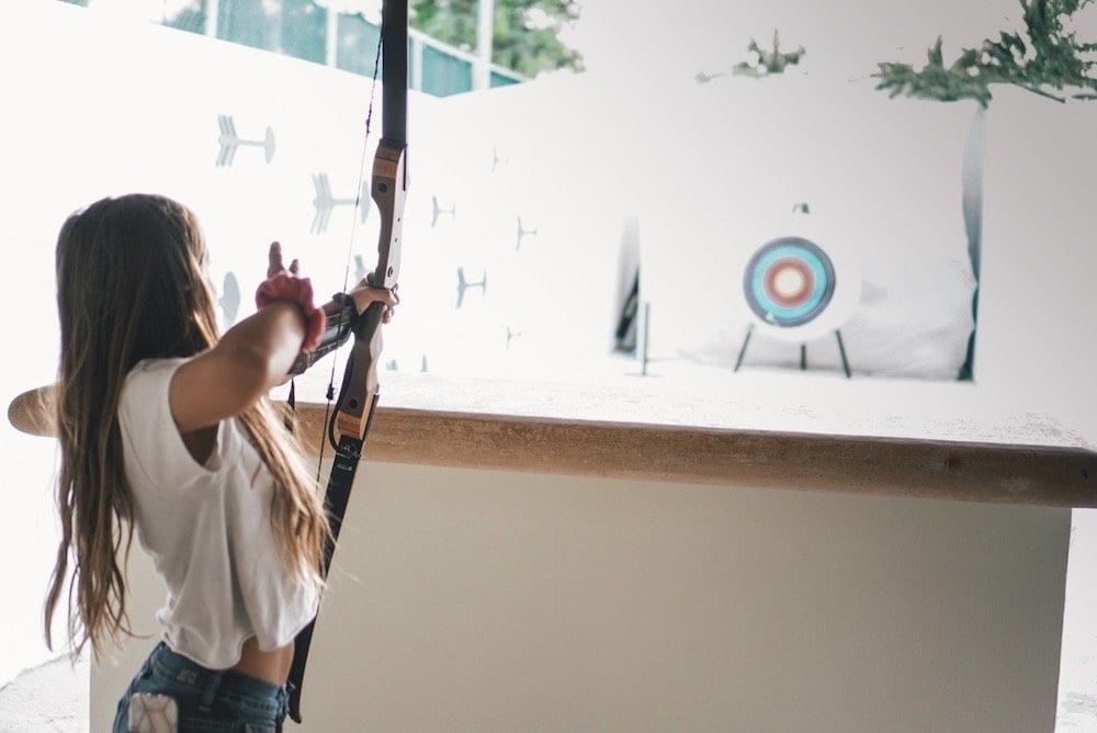 Archery at Playa Mujeres