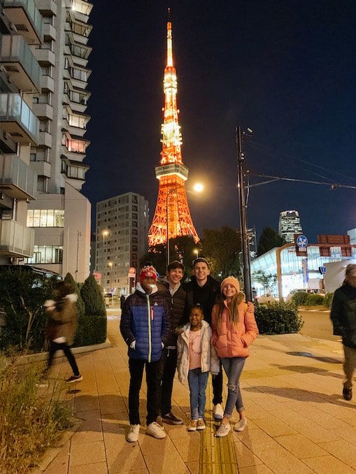 tokyo tower - things to do in tokyo with kids