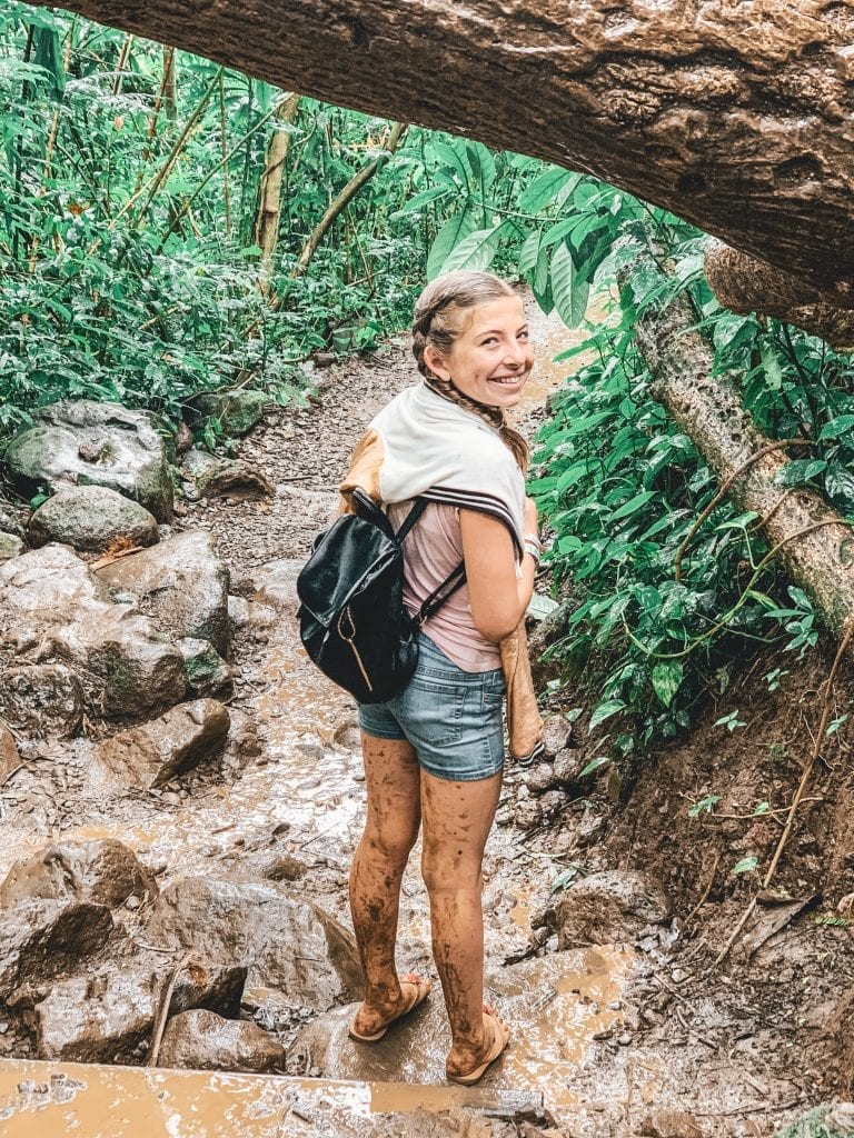 girl hiking