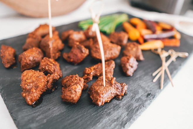 quick and easy Cajun butter steak bites