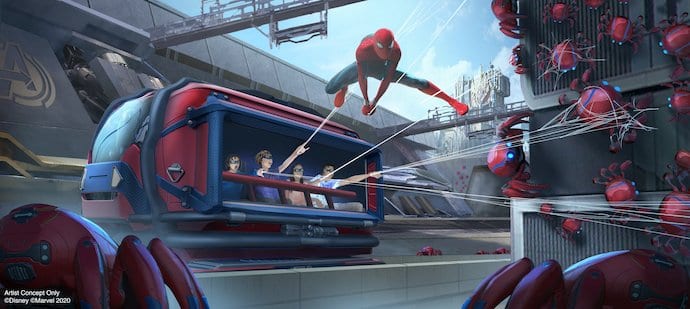 WEB SLINGERS: A Spider-Man Adventure in Avengers Campus at Disney California Adventure Park