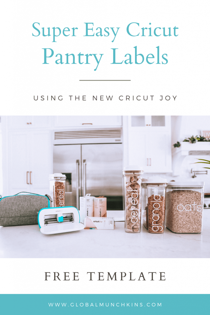 The best cricut machine + FREE pantry label template