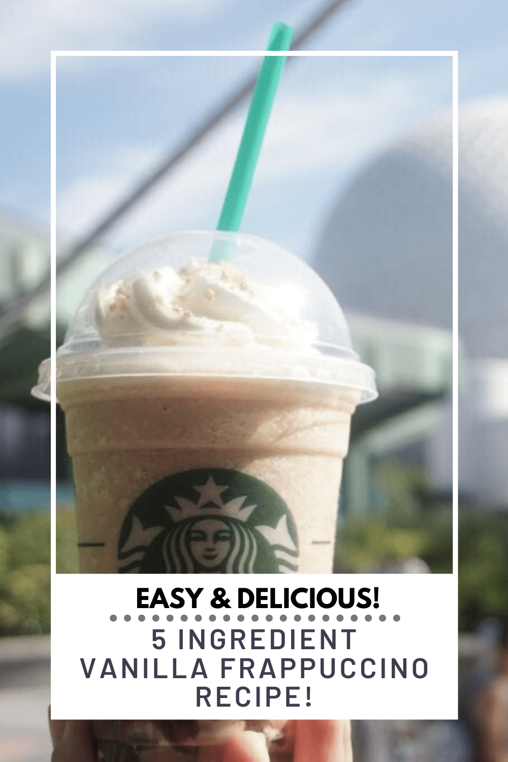 5 Ingredient Starbucks Vanilla Bean Frappuccino Recipe