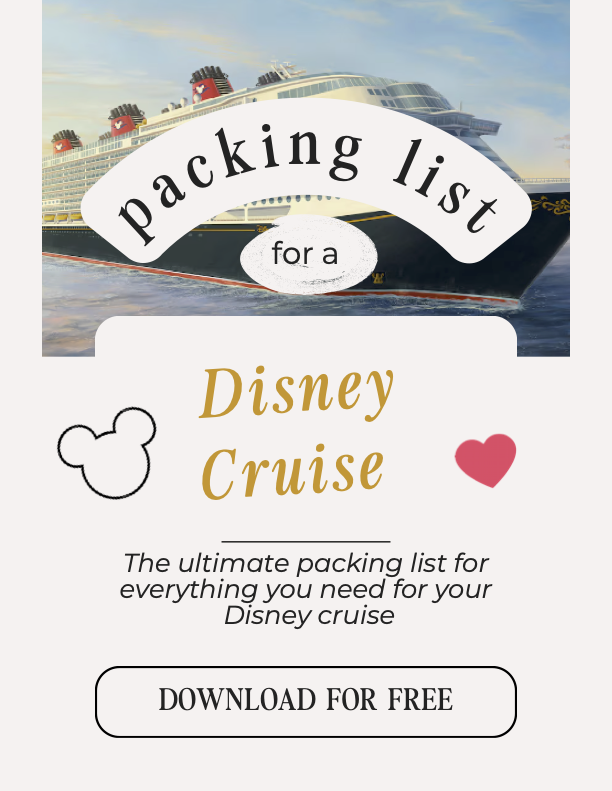 Best Disney Cruise Packing List 