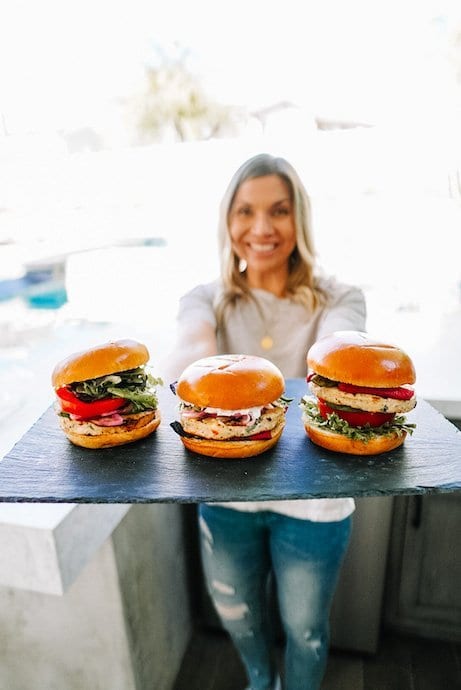 Easy & Delicious Spiced Mediterranean Burgers- featuring ALDI products.