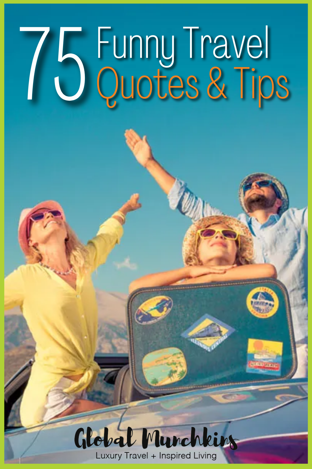 As you know, traveling is a staple of our lives. Sometimes, travel can get stressful (especially with 5 kids) even for the most wanderlust-filled people among us. Usually, those times of stress or sometimes disaster are often the times we look back and laugh at the most. Here are 75 funny travel quotes that remind me of so many of our journeys, plus many funny travel tips that are all too relatable. 