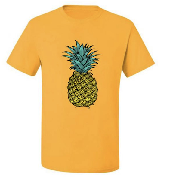 pineapple Hawaiian shirt 