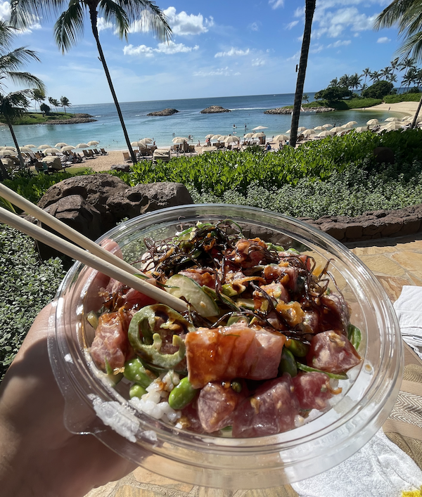 Aulani Restaurants Ulu Cafe Poke Bowl