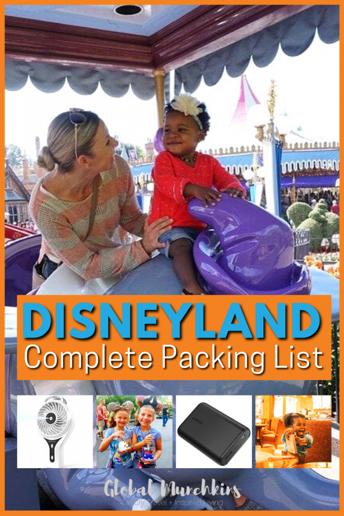 Disneyland Complete Packing List Global Munchkin