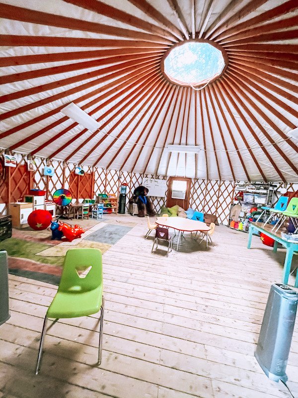 Yurt at Kids Camp at Paws Up