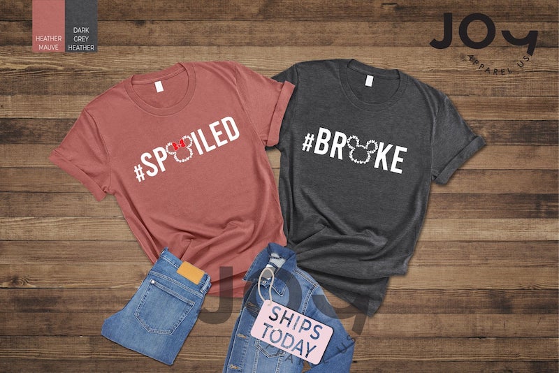 Broke Disney Couple Shirt