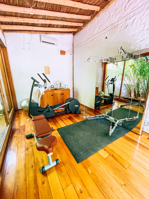 Indoor Villa Gym at Soneva