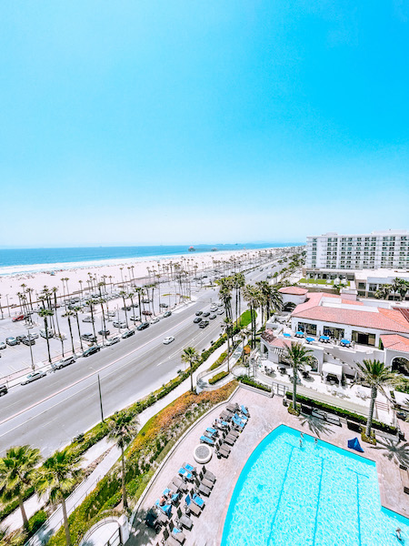 View from the Waterfront Resort Huntington Beach