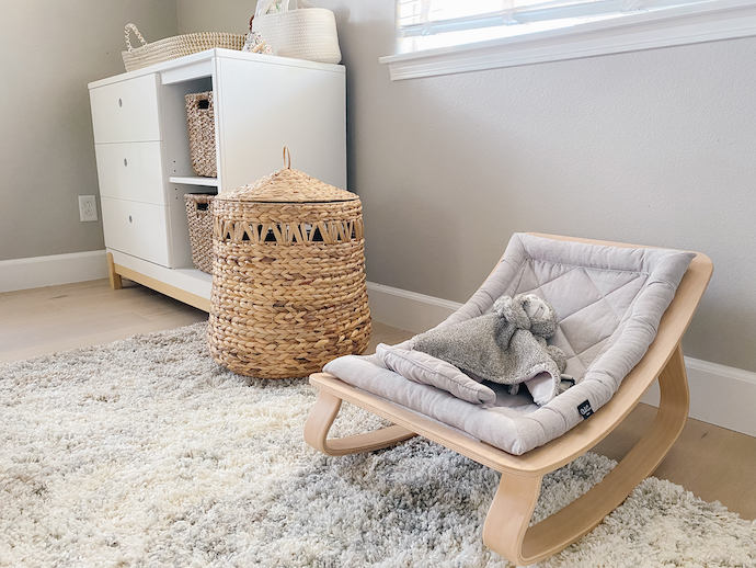 modern baby boy nursery. Levo rocker